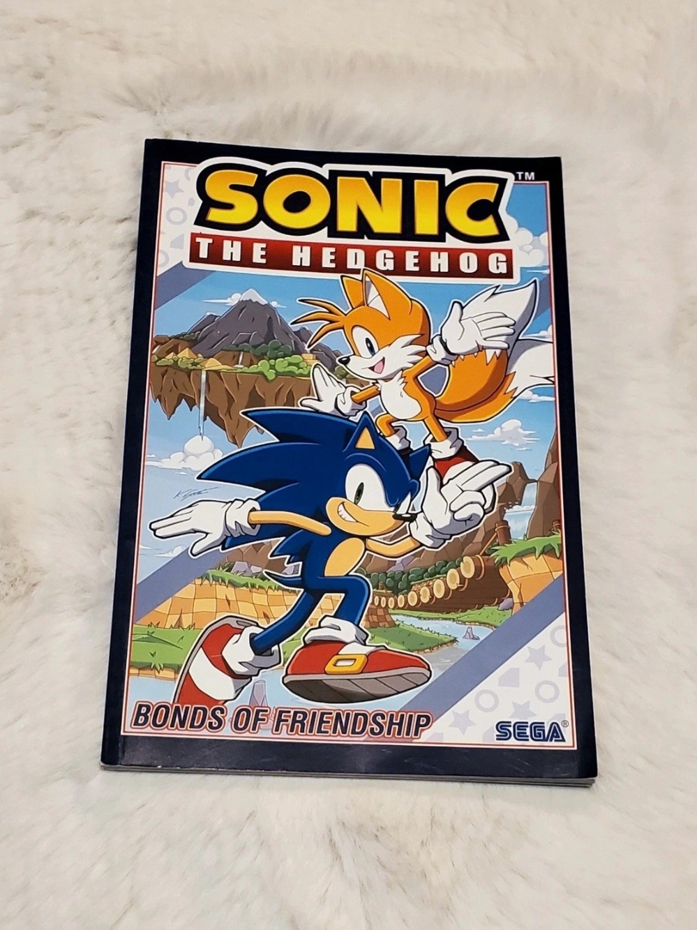 Sonic the Hedgehog 'Bonds of Friendship' Comic Book – Blue/Orange